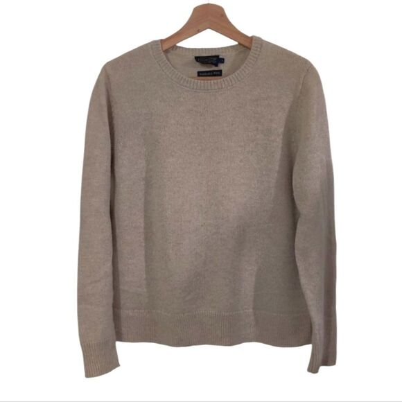 Pendleton Washable 100% Wool Men's Beige Crewneck Sweater Size L - Picture 1 of 8